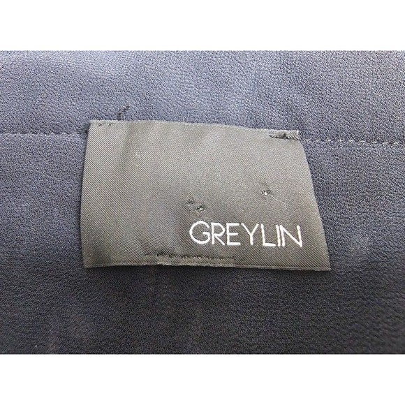 Greylin Y2K Gauze Chiffon Ruffled 3-tier Mini Skirt Black/Blue/Purple, Size M - Picture 5 of 6